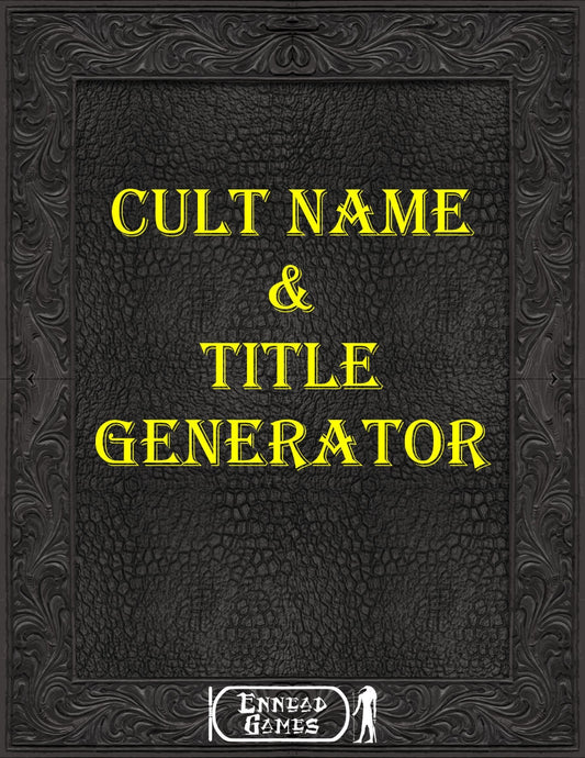 Cult Name & Title Generator