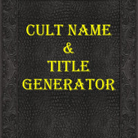 Cult Name & Title Generator