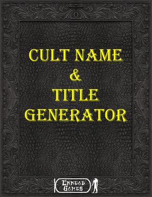 Cult Name & Title Generator