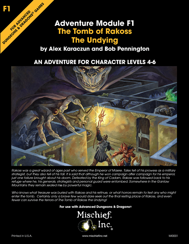 F1 The Tomb of Rakoss the Undying