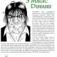 #1 With a Bullet Point: 5 Magic Diseases