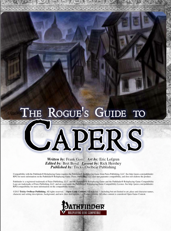 The Rogue's Guide to Capers