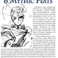 #1 With a Bullet Point: 6 Mythic Feats