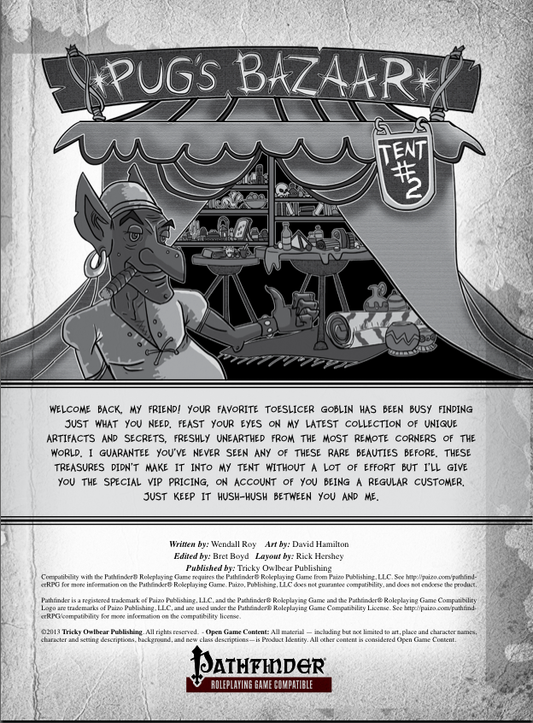 Pug's Bazaar: Tent #2