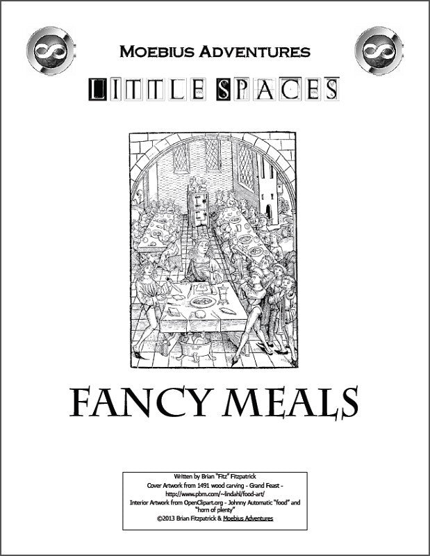 Little Spaces: Fancy Meals