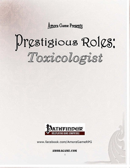 Prestigious Roles: Toxicologist