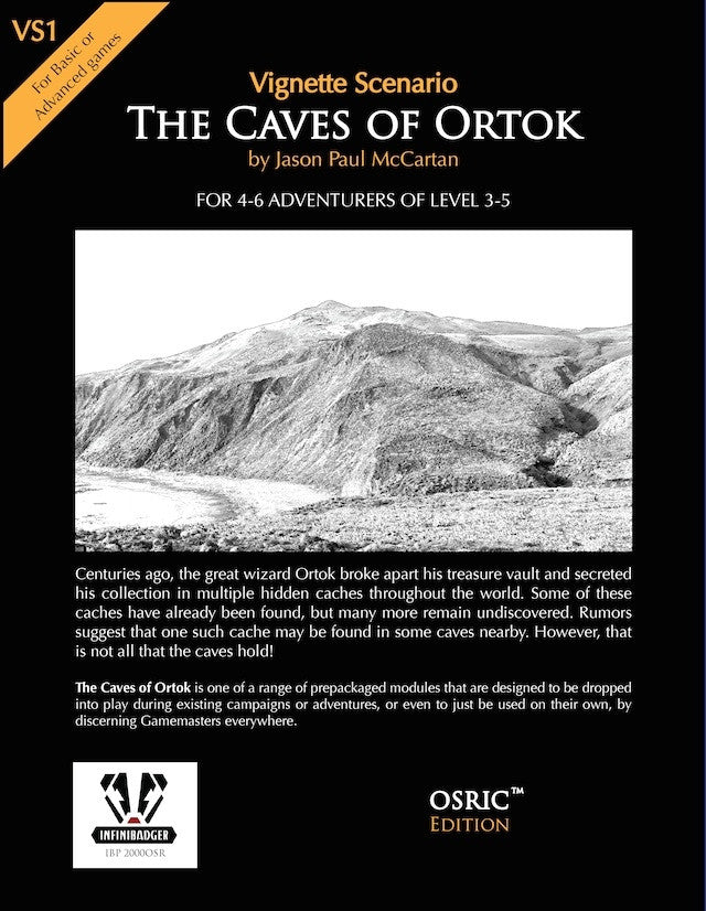 VS1 The Caves of Ortok - OSRIC Edition