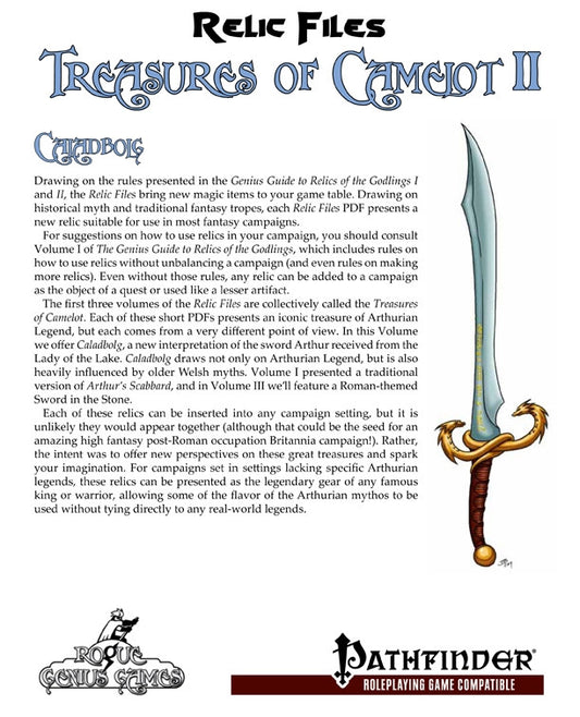 Relic Files: Treasures of Camelot II