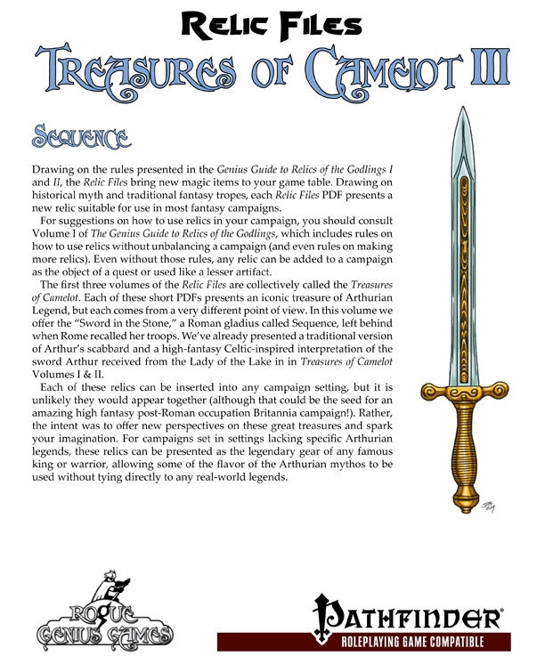 Relic Files: Treasures of Camelot III