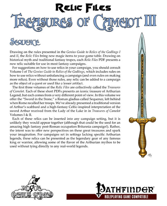 Relic Files: Treasures of Camelot III
