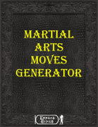 Martial Arts Move Generator