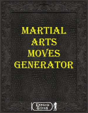 Martial Arts Move Generator