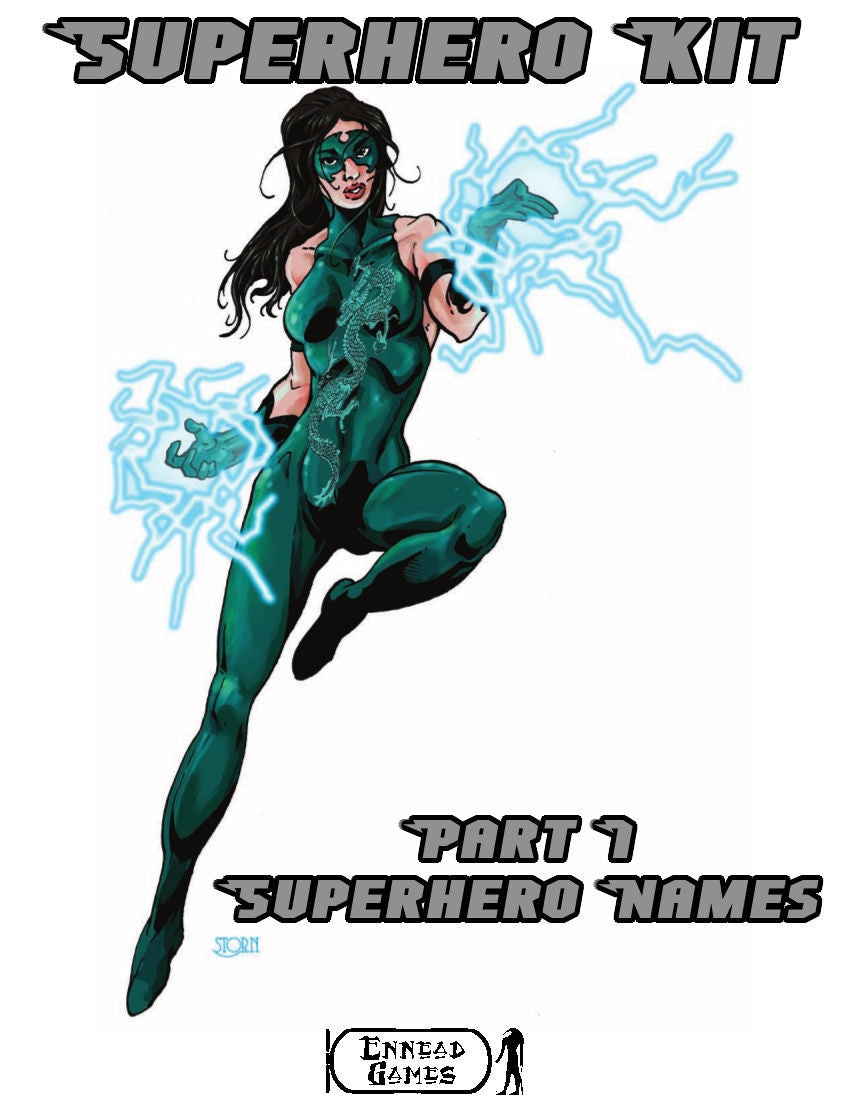 Superhero Kit 1 - Superhero Names