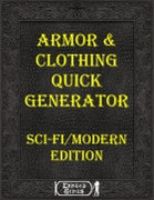 Armor & Clothing Quick Generator - SciFi/Modern Edition