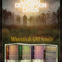 Combat Description Cards Writer's & GM Screen