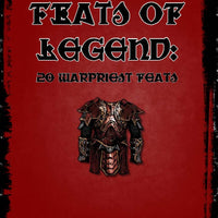 Feats of Legend: 20 Warpriest Feats