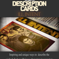 Description Cards - Storytellers Deck - ILL INTENT Excerpt