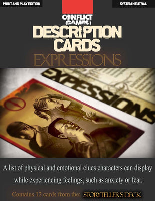 Description Cards - Storytellers Deck - EXPRESSIONS Excerpt