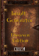 Insult Generator - Dwarven Edition