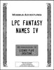 LPC Fantasy Names IV