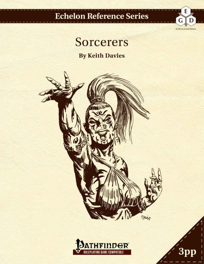 Echelon Reference Series: Sorcerers (3pp+PRD)