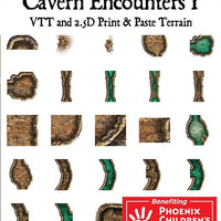 Adventure Map Tiles: Cavern Encounters Tiles Set 1