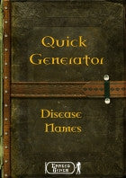 Quick Generator : Disease Names