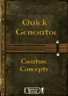 Quick Generator - Creature Concepts