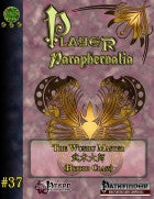 Player Paraphernalia #37 The Wushu Master (Hybrid Class)