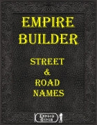 Empire Builder Kit - Street & Road Names