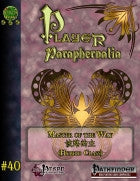 Player Paraphernalia #40 Master of the Way (hybrid class)