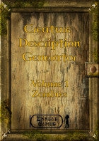 Creature Description Generator Volume 1 - Zombies