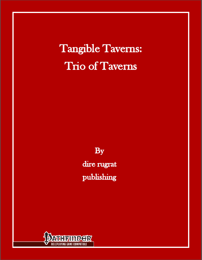 Tangible Taverns: Trio of Taverns