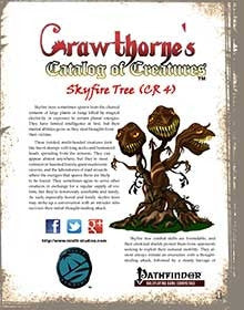 Crawthorne's Catalog of Creatures Skyfire Tree for Pathfinder