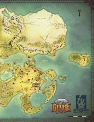 Midgard – The World of Rhune | Massive High-Resolution World Map for Rhune: Dawn of Twilight