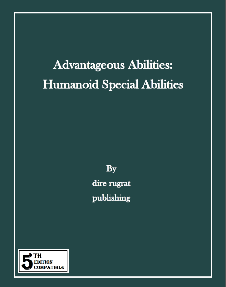 Advantageous Abilities: Humanoid Special Abilities