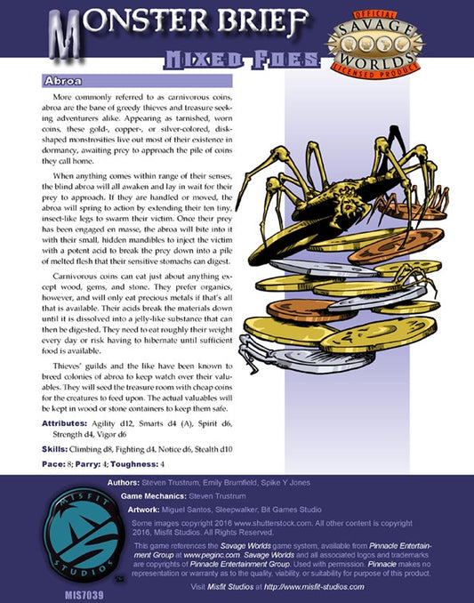 Monster Brief: Mixed Foes