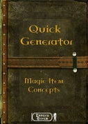 Quick Generator - Magical Item Concept