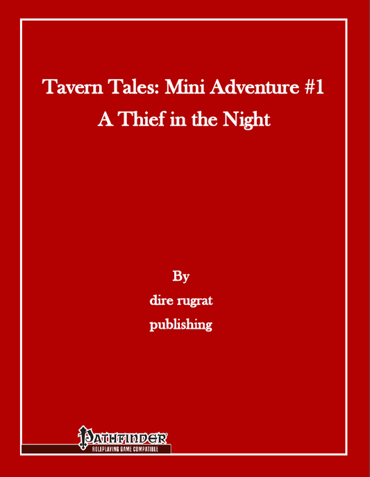 Tavern Tales: Mini Adventure #1
