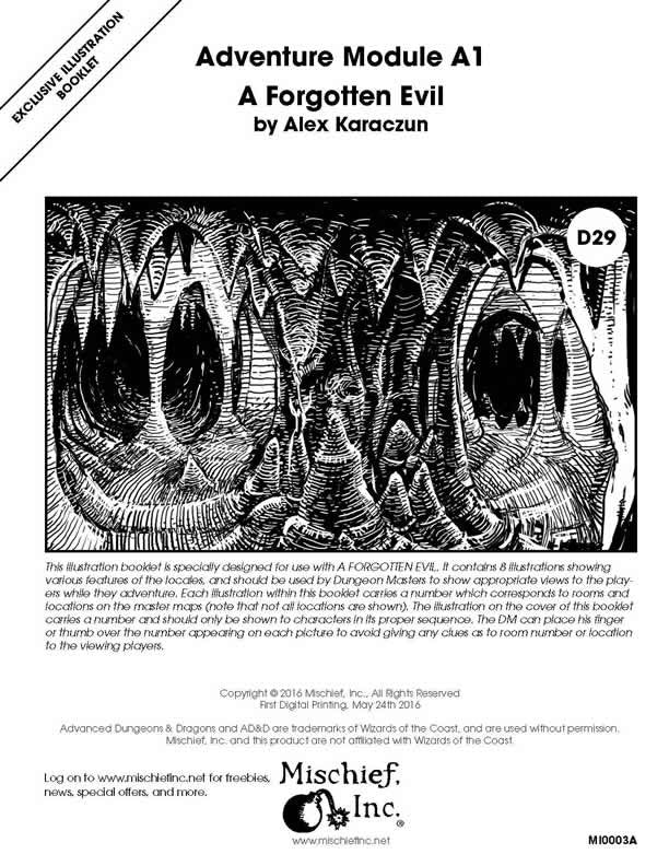 A1 A Forgotten Evil (Illustration Book)