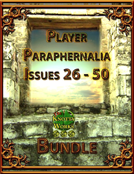Player Paraphernalia Issues 26-50 Mega Bundle