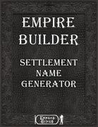 Empire Builder - Settlement Name Generator