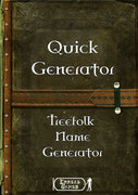 Quick Generator - Treefolk Name Generator
