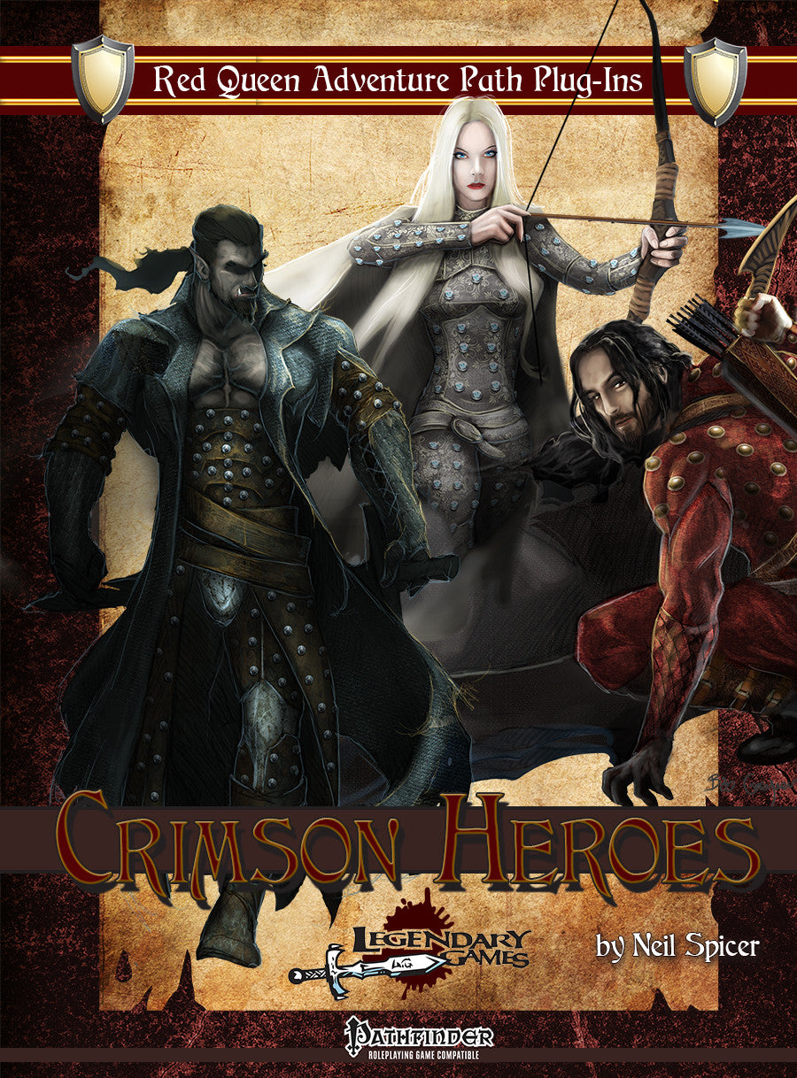 Crimson Heroes: Pregenerated Characters