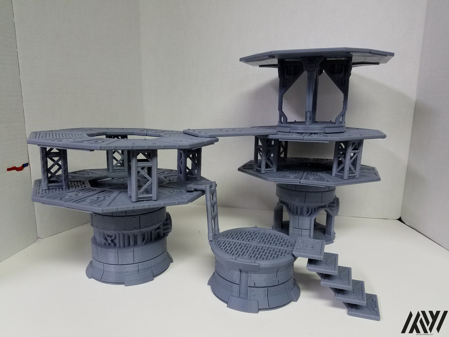 Pipe Tower Scene w/ Platforms