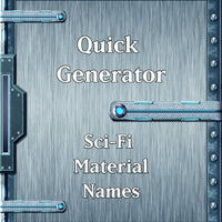 Quick Generator - Sci-Fi Material Names