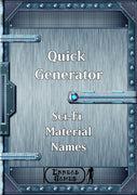 Quick Generator - Sci-Fi Material Names