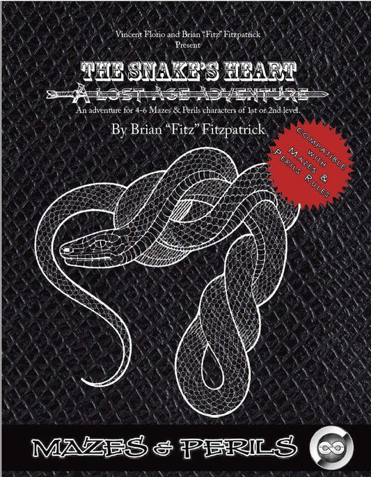 The Snake's Heart - A Lost Age Adventure for Mazes & Perils (PDF)