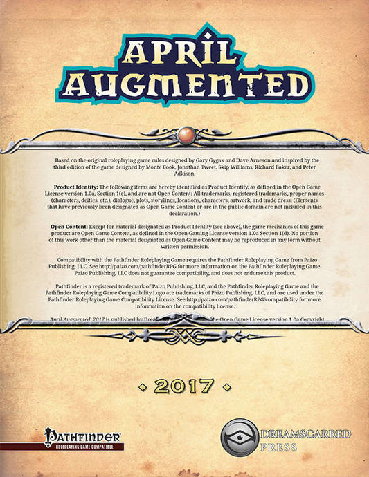 April Augmented 2017
