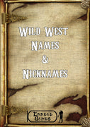 Wild West Names & Nicknames